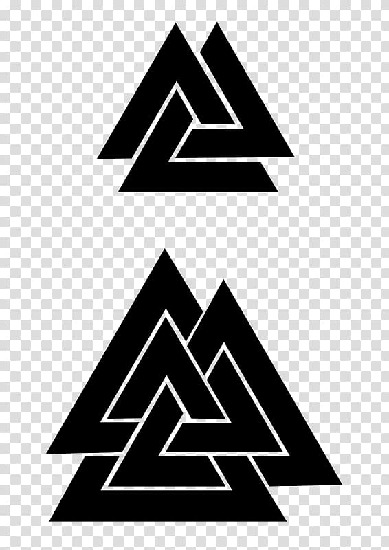 Odin Valknut Heathenry Viking Age Symbol, symbol transparent background PNG clipart