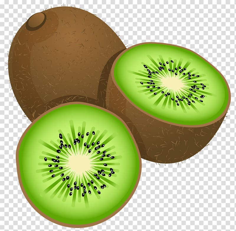 Kiwifruit , Large Painted Kiwi Frut , kiwi fruit illustration transparent background PNG clipart