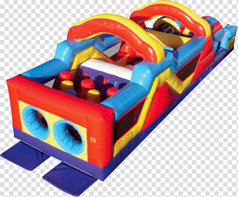 Obstacle course Inflatable Bouncers Jumping Playground slide, others transparent background PNG clipart