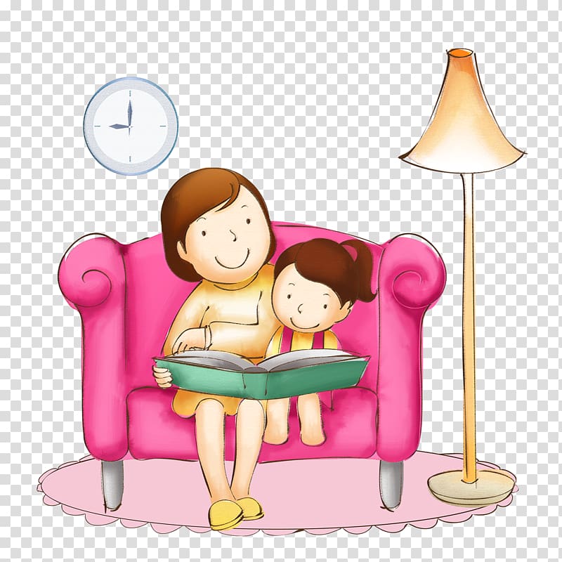 Child Mother , Mom taught children to school transparent background PNG clipart