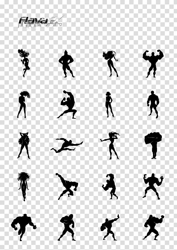 Iron Man Spider-Man Superhero, Silhouette figures transparent background PNG clipart