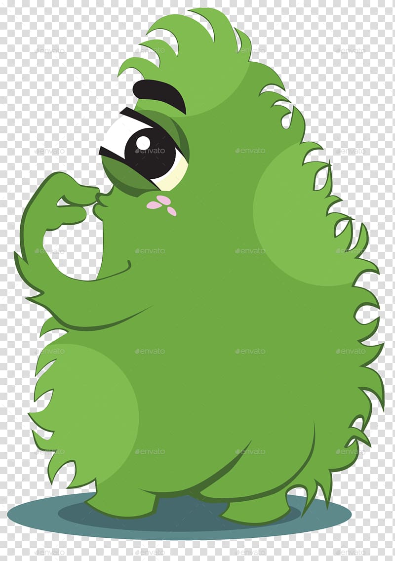 Tree frog Cartoon Character , Monster letter transparent background PNG clipart