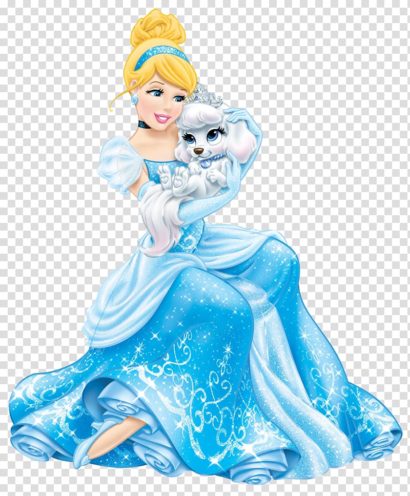 Cinderella with her puppy illustration, Rapunzel Cinderella Princess Aurora Ariel Tiana, cindrella transparent background PNG clipart