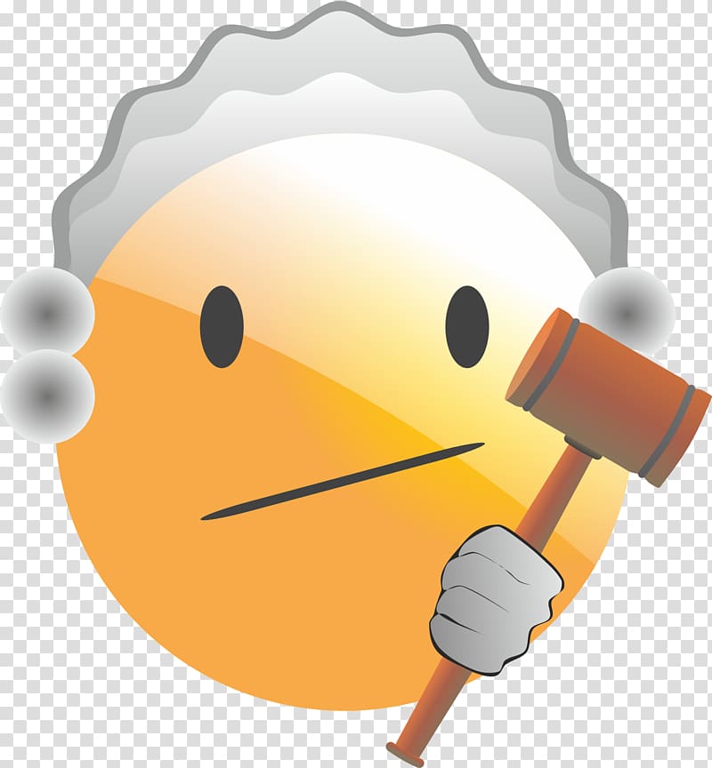 Emoticon Judge Court Smiley Judiciary, judgment transparent background PNG clipart