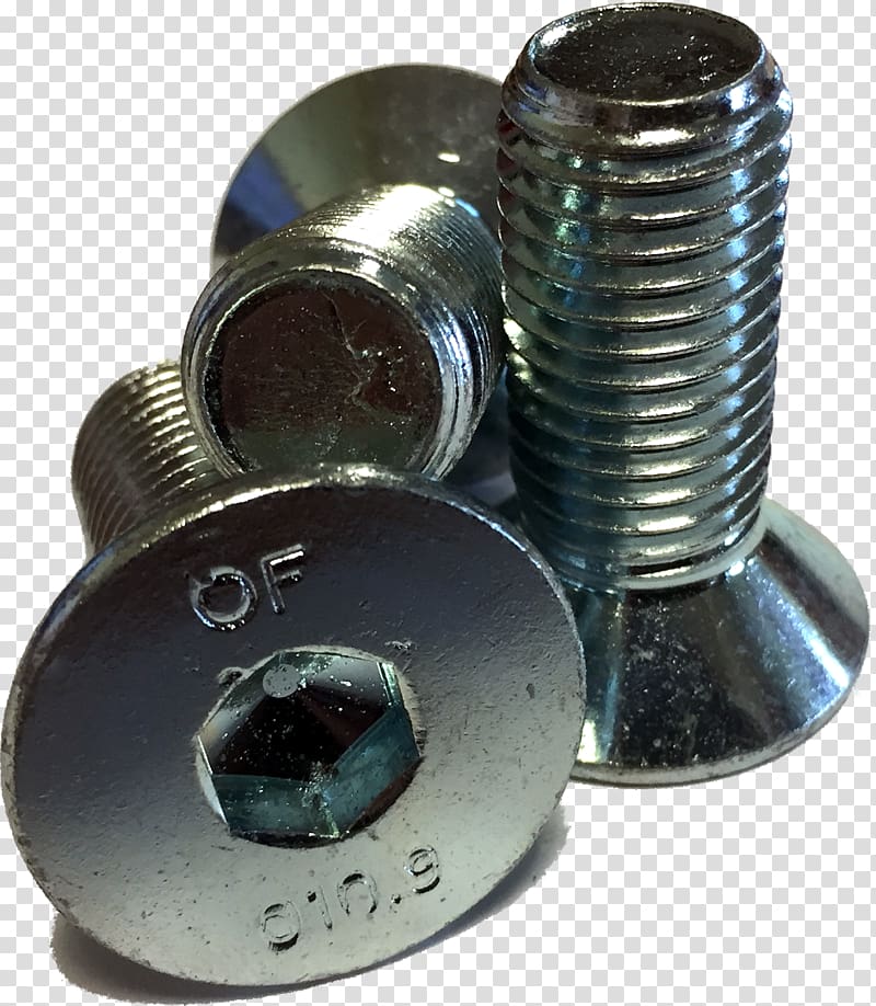 Fastener Screw Nut Countersink Bolt, screw transparent background PNG clipart