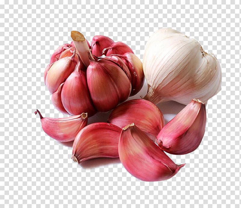 Garlic Herb Ingredient Clove Flavor, Purple garlic transparent background PNG clipart