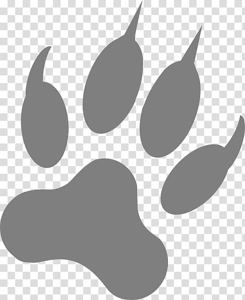 Dog Paw Footprint Claw , Wolf Art transparent background PNG clipart