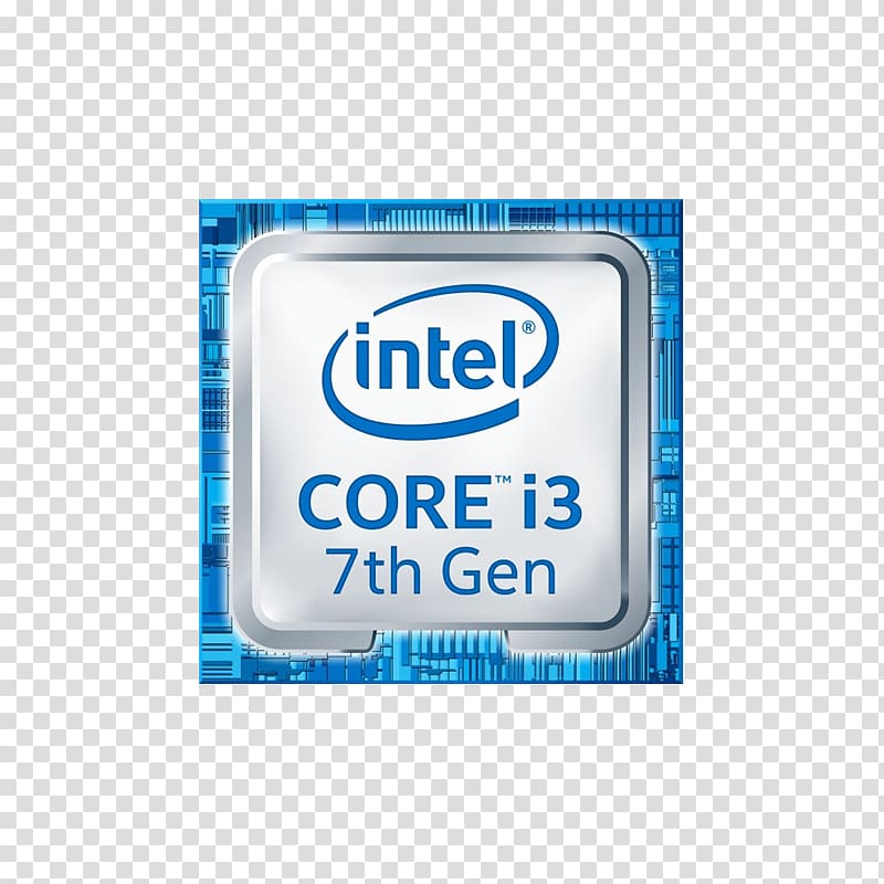 Intel Core i3 Kaby Lake Multi-core processor, intel transparent background PNG clipart