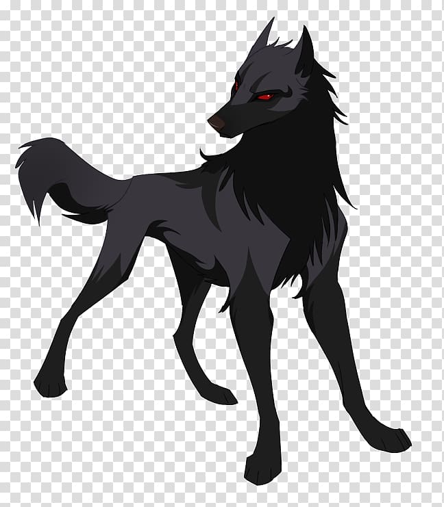 Dog Animal Dire wolf Black wolf Dreadlocks, Dog transparent background PNG clipart