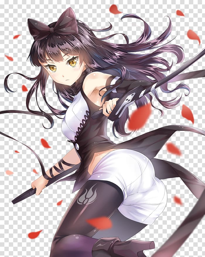 Blake Belladonna Anime BlazBlue: Cross Tag Battle Rooster Teeth, Anime transparent background PNG clipart