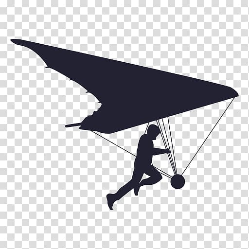 Flight Airplane Hang gliding, gliding parachute transparent background PNG clipart
