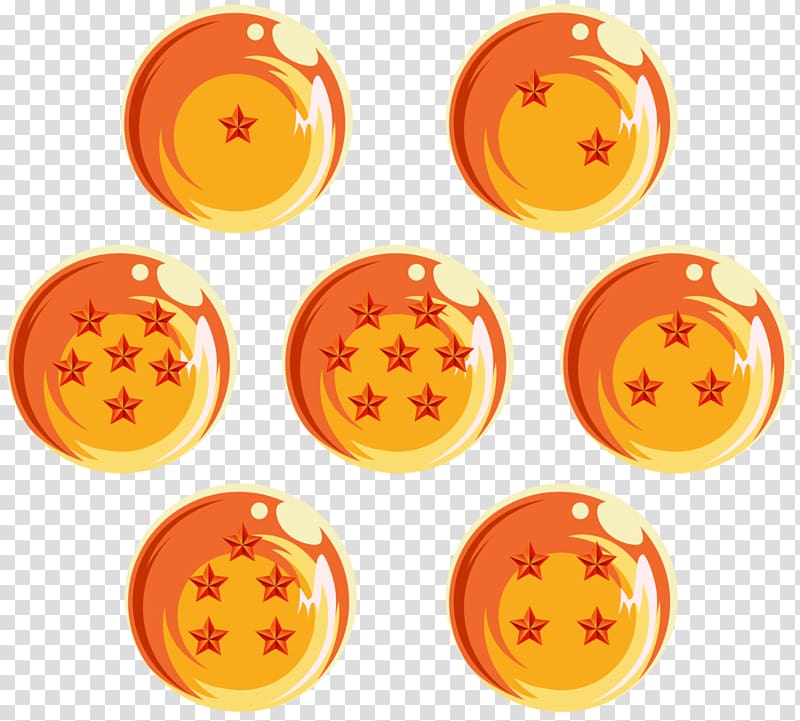 Download Orange Circle Dragon Balls Wallpaper