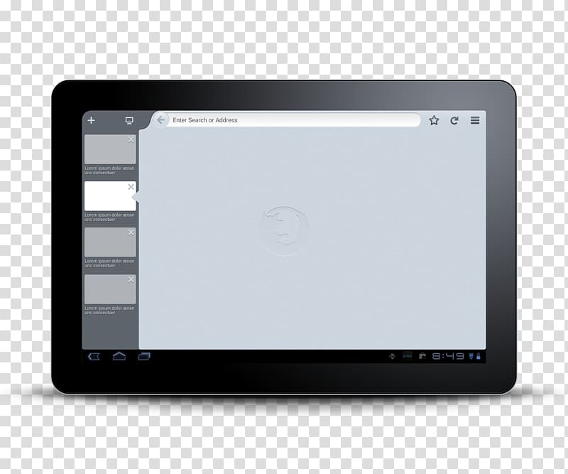 Android Tablet Computers User interface Web browser, tablet transparent background PNG clipart