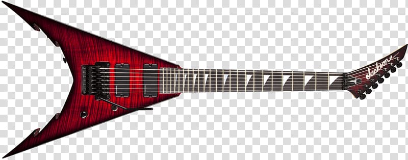 Jackson King V Seven-string guitar Gibson Flying V Jackson Rhoads Jackson Guitars, guitar transparent background PNG clipart