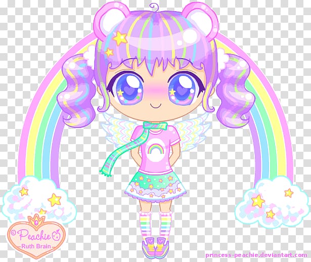 Art Chibi Princess Yue Kavaii, Chibi transparent background PNG clipart