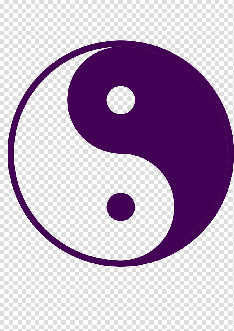 Yin and yang Purple , others transparent background PNG clipart