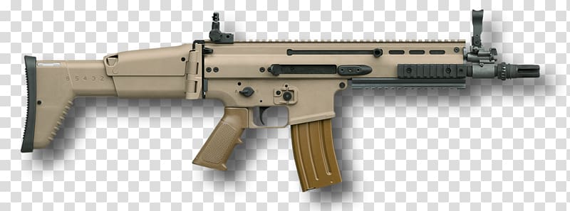 FN SCAR FN Herstal 5.56×45mm NATO Firearm 7.62×51mm NATO, Dragunov Sniper Rifle transparent background PNG clipart
