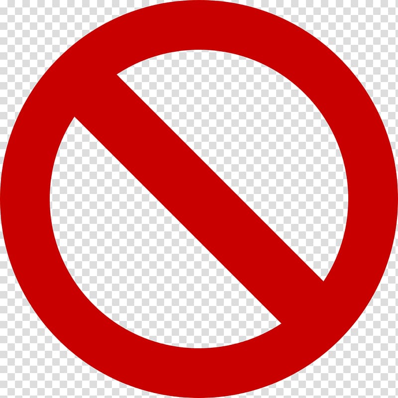 No symbol , Free Forbidden Files, round red signage transparent background PNG clipart