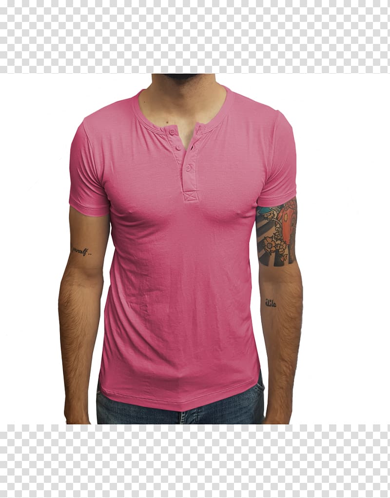 T-shirt Henley shirt Sleeve Fashion Shoulder, T-shirt transparent background PNG clipart