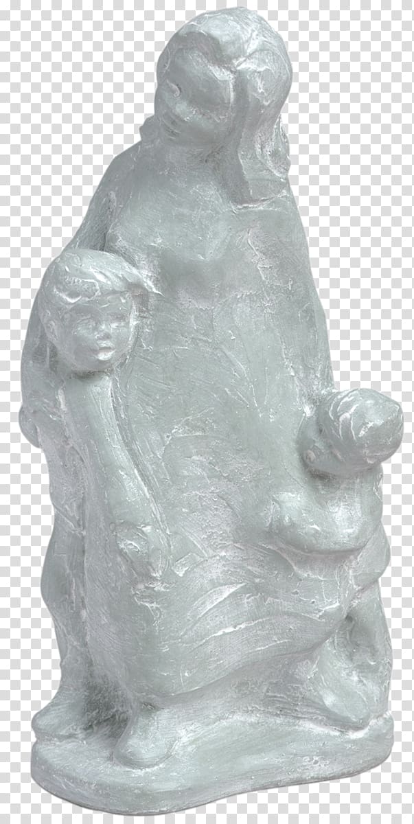 Sculpture Mother Family Son Father, family transparent background PNG clipart