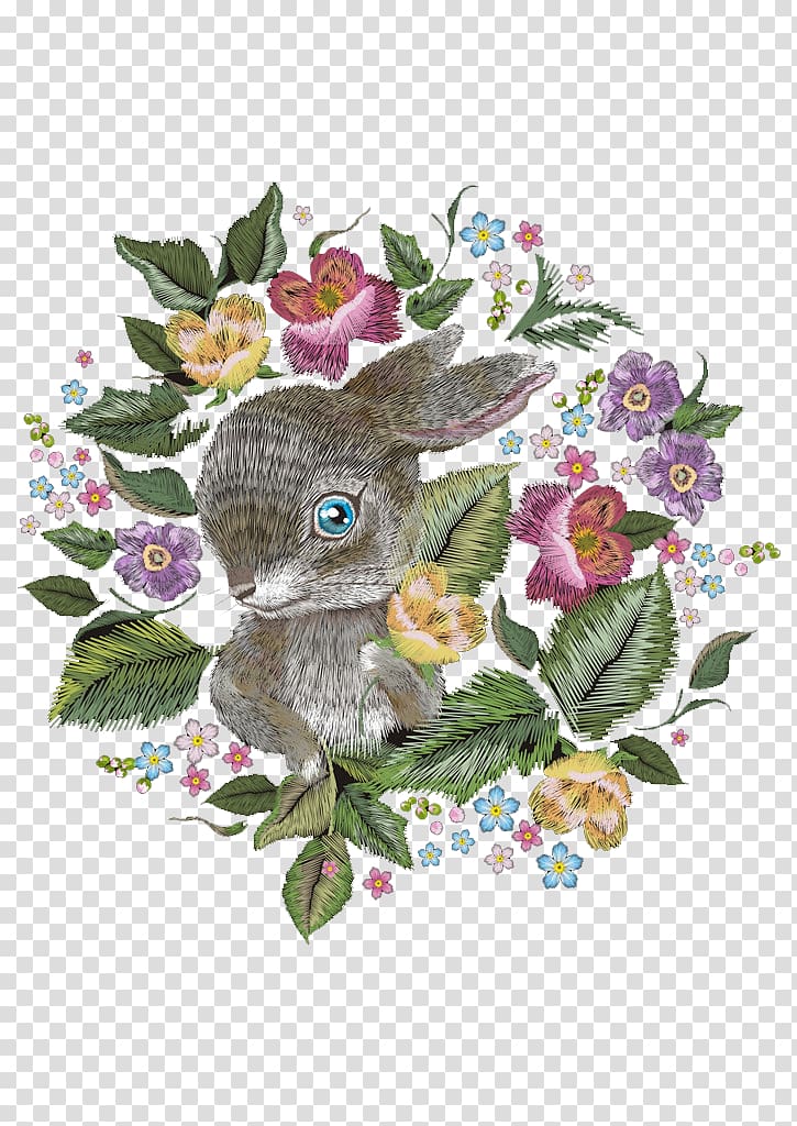Painting, Oil painting rabbit transparent background PNG clipart