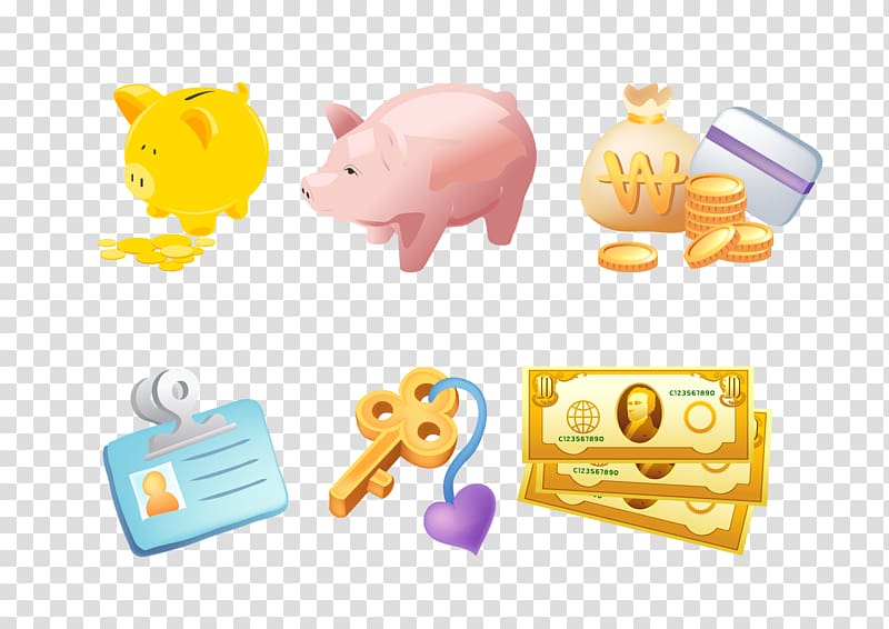 Adobe Illustrator Banknote, Creative Coin Bank Money transparent background PNG clipart