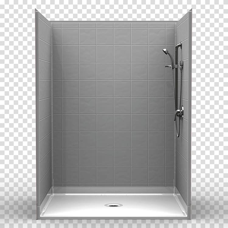 Shower Sliding glass door Tile, curbless shower pan transparent background PNG clipart