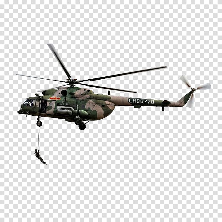 green military helicopter illustration, Helicopter rotor Airplane CAIC Z-10 Flight, Combat helicopter transparent background PNG clipart