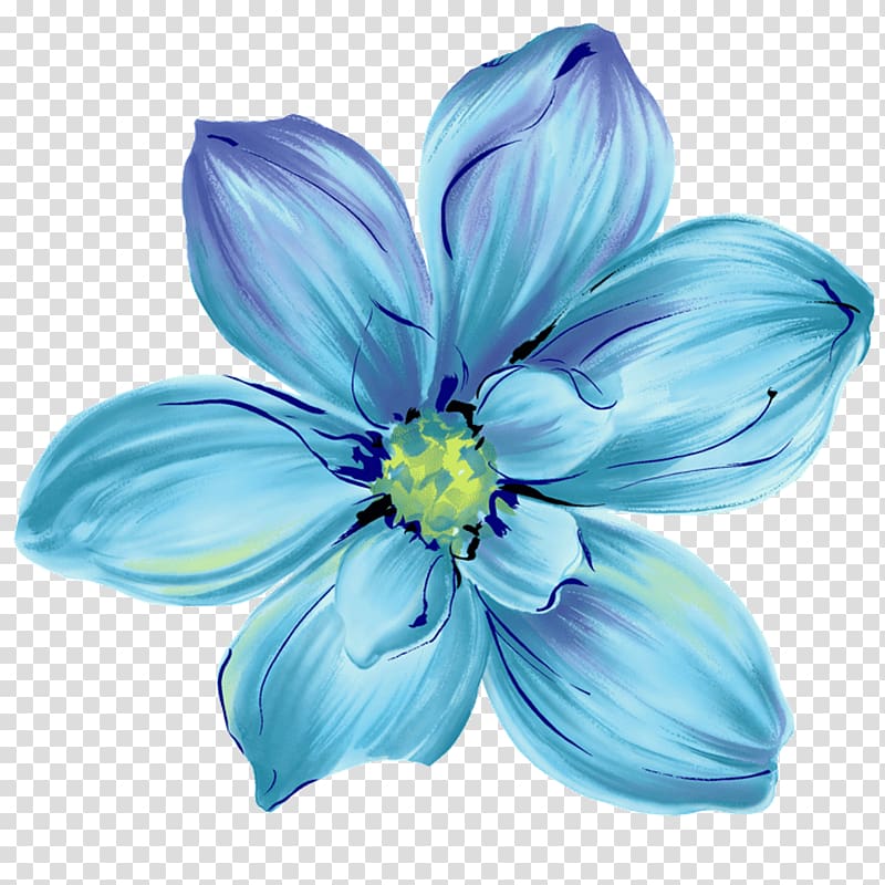 blue and purple petaled flower art, Flower Blue rose , watercolour transparent background PNG clipart
