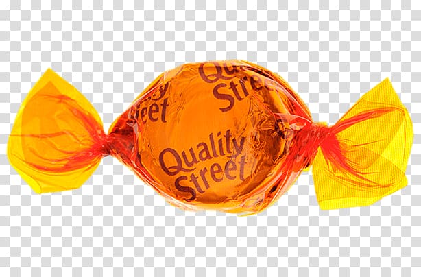 orange quality street candy wrap, Orange Creme transparent background PNG clipart