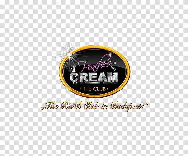 Logo Brand Peaches N Cream Font, Cream Flyer Design transparent background PNG clipart