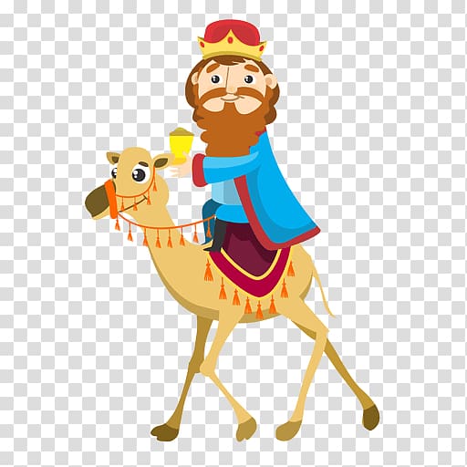 Bactrian camel Biblical Magi , Wise Man transparent background PNG clipart