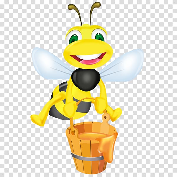 Honey bee Beehive Honeycomb, honey bee transparent background PNG clipart