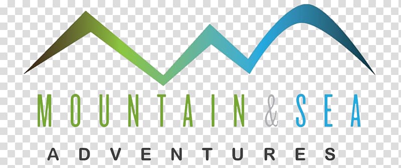 Logo Non-profit organisation Mountain & Sea Adventures Organization, hiker on top of mountain transparent background PNG clipart
