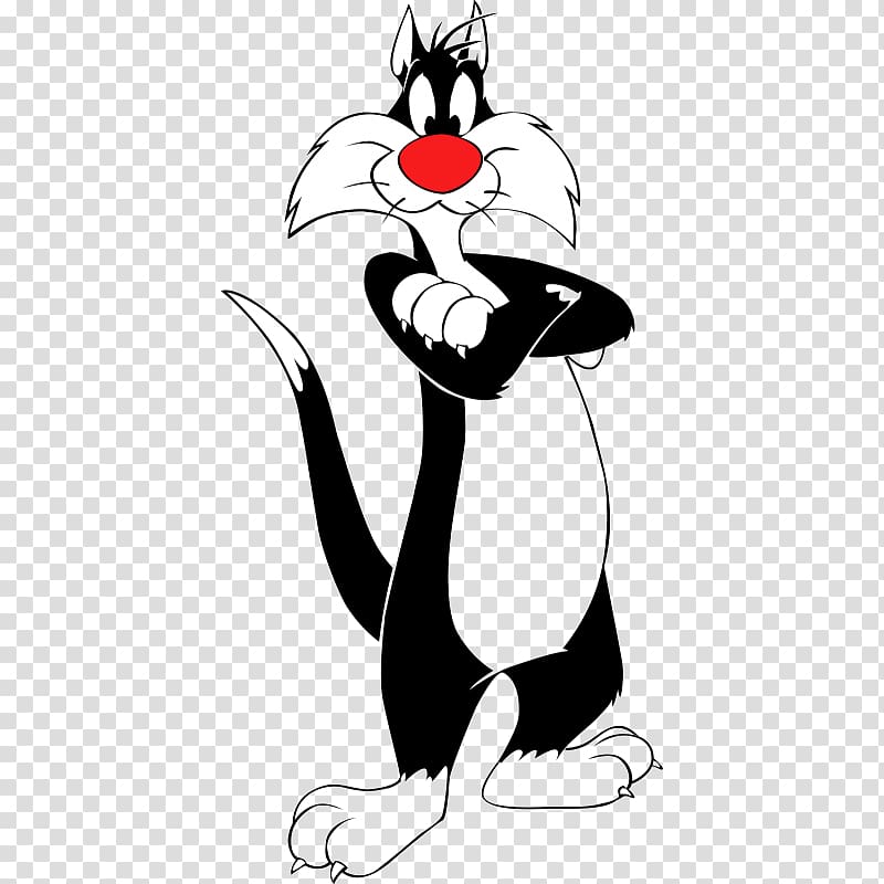 Sylvester Cat Tweety Yosemite Sam Looney Tunes, Cat transparent background PNG clipart