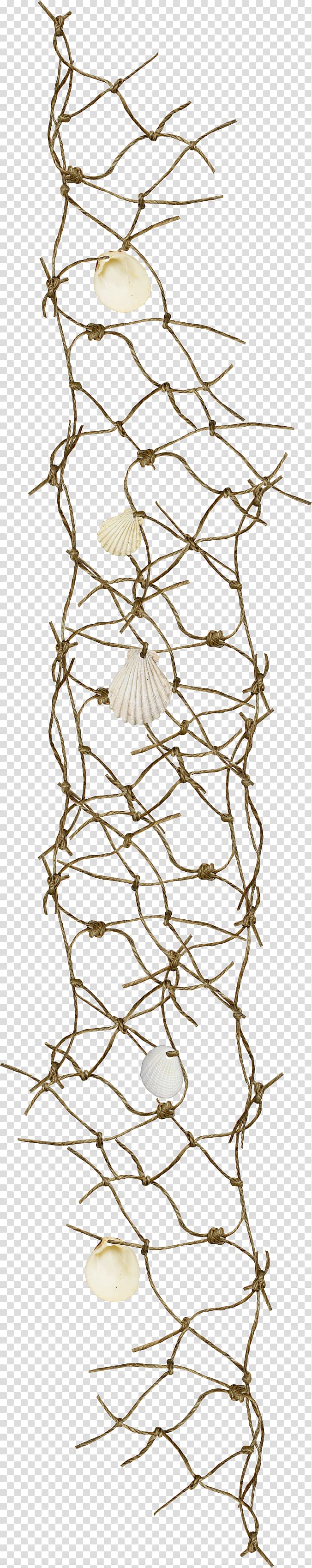 brown leaf art, Fishing Nets Rope , nautical transparent background PNG clipart