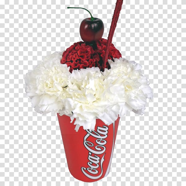 Coca-Cola Flower bouquet Diet Coke Ice cream float, coca cola transparent background PNG clipart