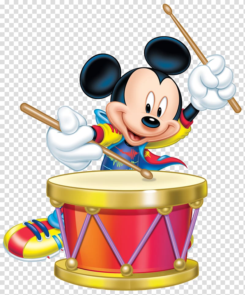 Mickey Mouse , Mickey Mouse Minnie Mouse Drums , Heart Drums transparent background PNG clipart