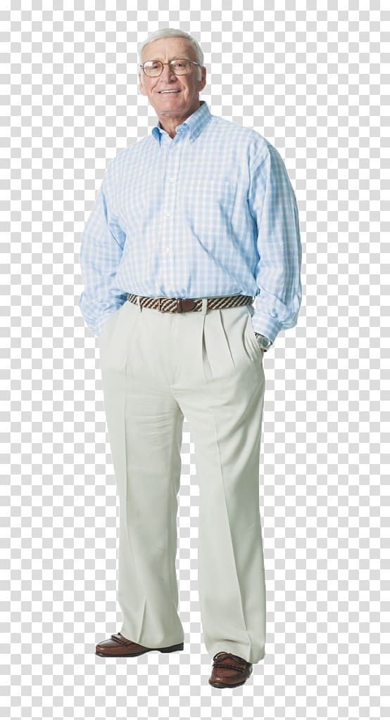 Dress shirt Man elderly , dress shirt transparent background PNG clipart