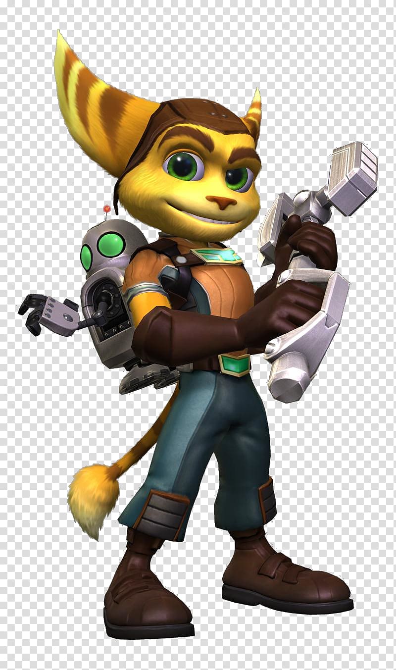 Ratchet & Clank Future: Tools of Destruction Ratchet & Clank: Full Frontal Assault Ratchet & Clank Future: A Crack in Time Ratchet & Clank: Into the Nexus, Ratchet clank transparent background PNG clipart