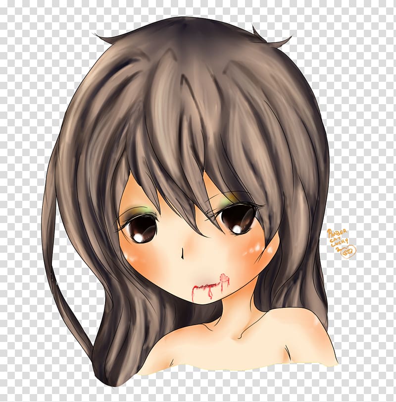 Eyelash Black hair Brown hair, anime mouth smile transparent background PNG clipart