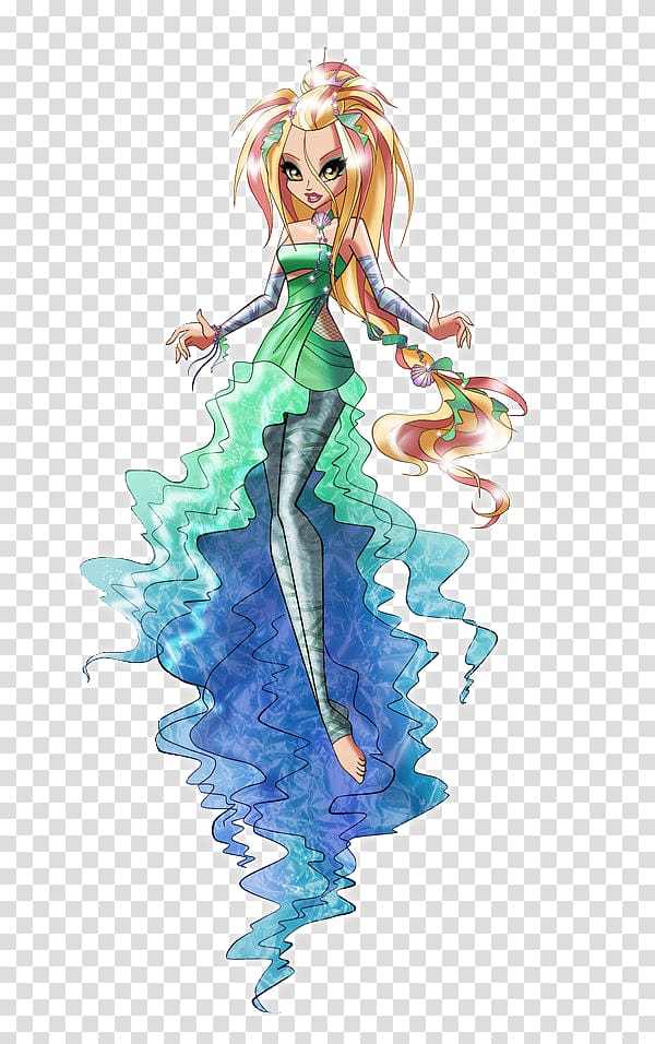 Bloom Drawing Sirenix Illustration, gothic fairies transparent background PNG clipart