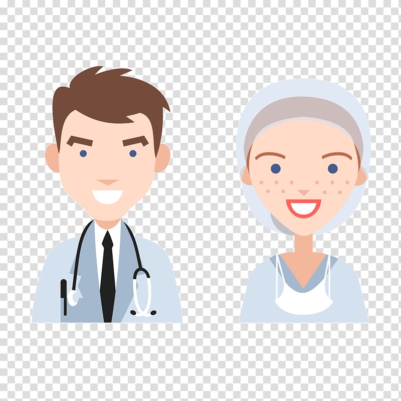 Physician Euclidean , Male and female doctors and nurses transparent background PNG clipart