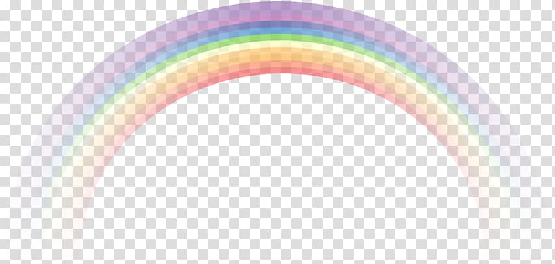 Rainbow Sky Circle, rainbow transparent background PNG clipart