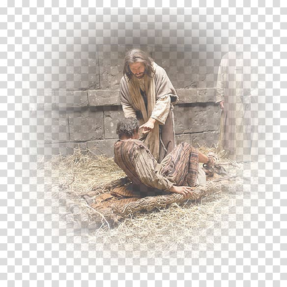 Healing the paralytic at Capernaum Bible Miracles of Jesus Depiction of Jesus, subscribe youtube transparent background PNG clipart