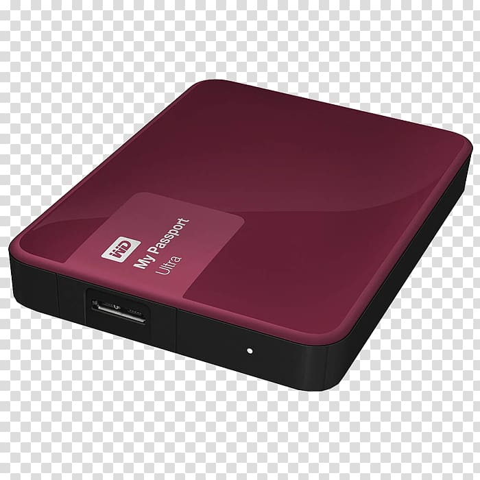 Data storage WD My Passport Ultra HDD Hard Drives USB 3.0, Mobile Hard Disk transparent background PNG clipart