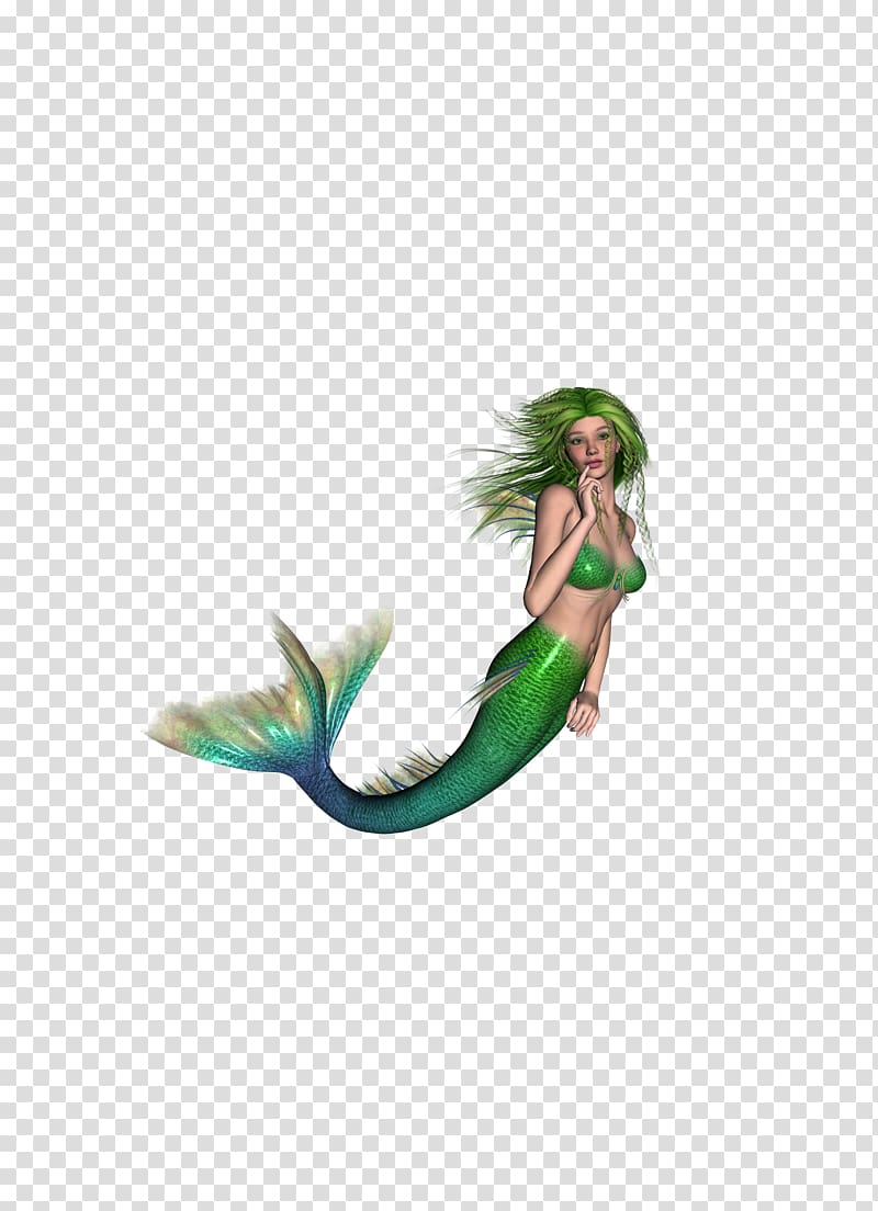 Mermaid Merman , Green beautiful mermaid transparent background PNG clipart