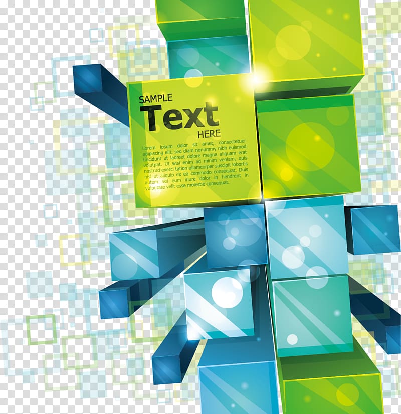 Alphabet cubes Graphic design, Colorful cube material transparent background PNG clipart