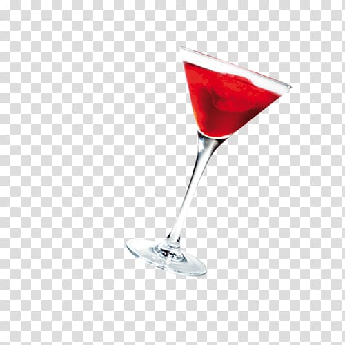 Red Wine Cocktail Martini Wine glass, Creative Valentine\'s Day transparent background PNG clipart