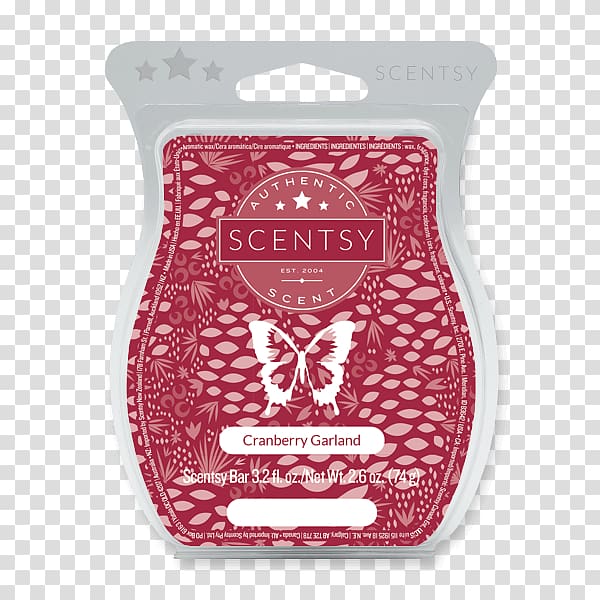 Home Fragrance Biz, Independent Scentsy Consultant Candle & Oil Warmers Bar, cranberry garland transparent background PNG clipart
